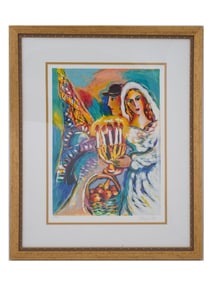 LTD ISRAELI SERIGRAPH BY ZAMY STEYNOVITZ SIGNED