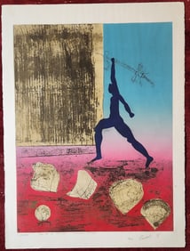 DANZA SERIE DE LAS PIRAMIDES LITHOGRAPH BY CASSEL