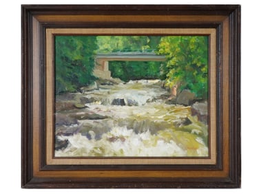 RICHARD STALTER AMERICAN LANDSCAPE OIL PAINTING