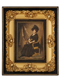 MIXED MEDIA PAINTING AFTER CAROLUS-DURAN FRENCH
