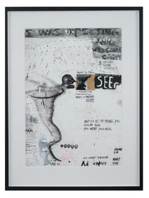 JAMES ROBINSON NEW ZEALAND MIXED MEDIA PAINTING