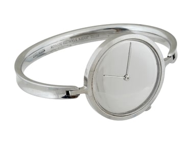 VINTAGE GEORG JENSEN STAINLESS STEEL WRISTWATCH