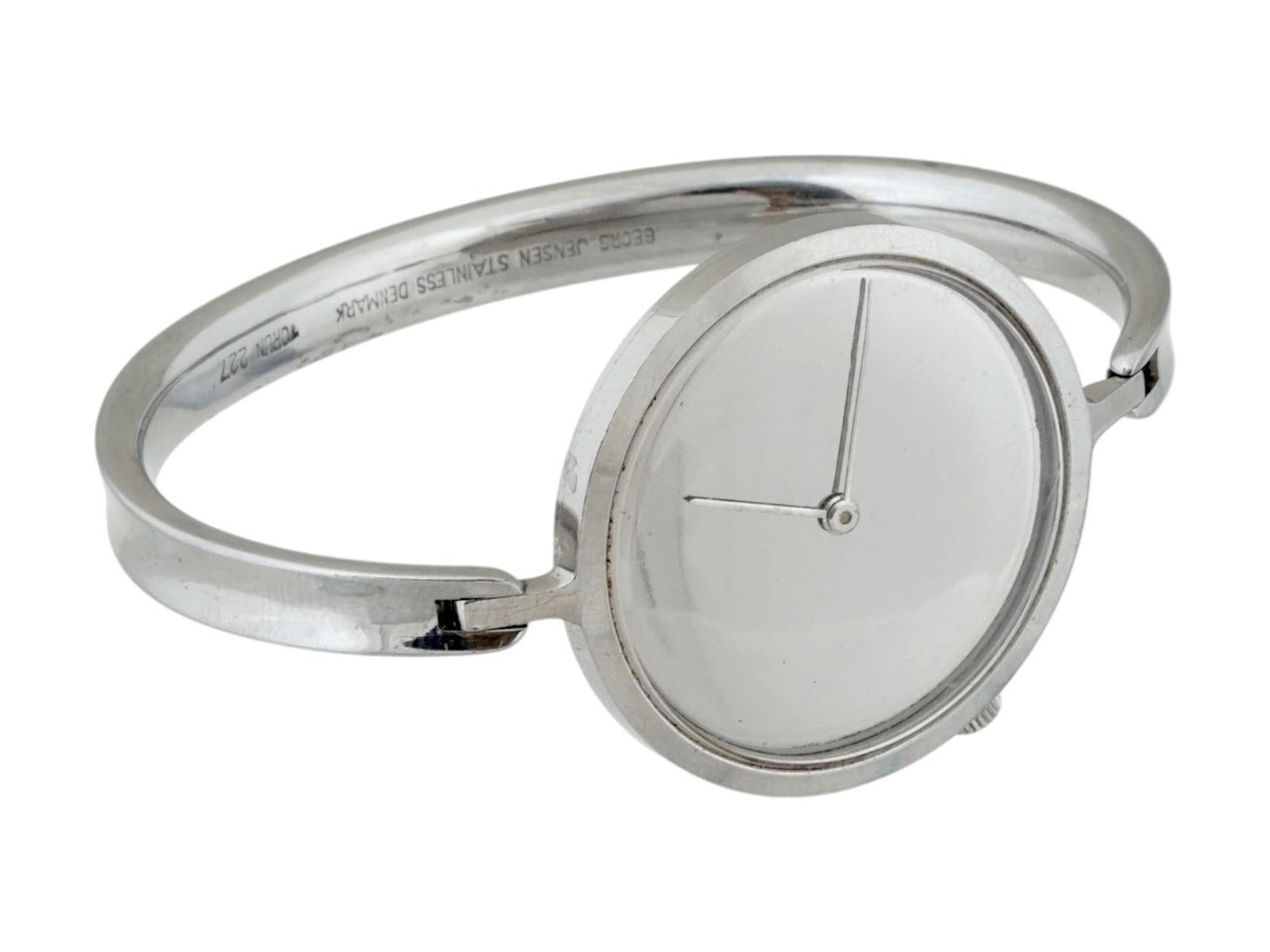 VINTAGE GEORG JENSEN STAINLESS STEEL WRISTWATCH (1 of 4)