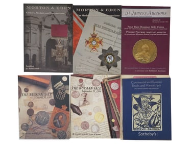 AUCTION CATALOGS OF PHALERISTICS AND NUMISMATICS