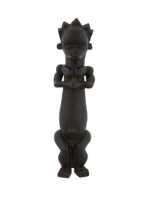 CENTRAL AFRICAN GABON FANG NLO BIERI RELIQUARY FIGURE