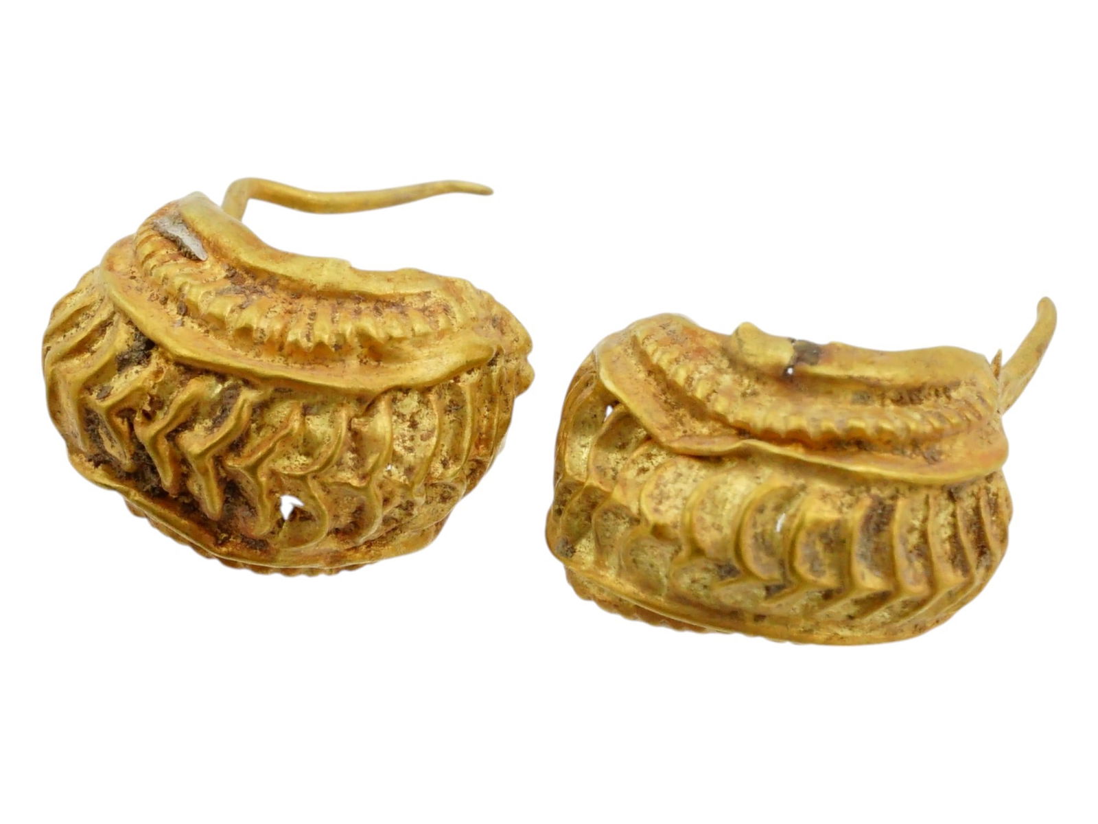 ANCIENT ROMAN 24K GOLD EARRINGS (1 of 6)