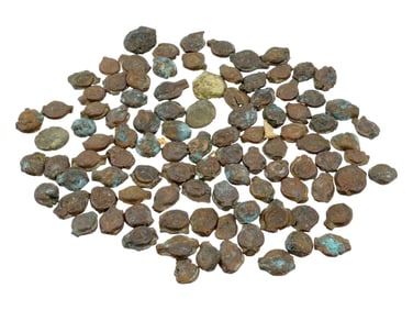COLLECTION OF 100 ANCIENT ROMAN BRONZE COINS
