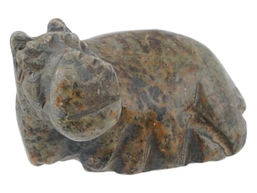 ANCIENT EGYPTIAN STONE CARVING OF A HIPPOPOTAMUS