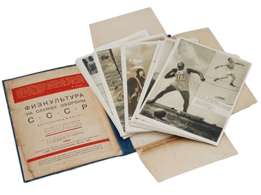 VINTAGE RUSSIAN SOVIET PHOTO ALBUM PHYSICAL EDUCATION