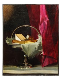 STILL LIFE OIL PAINTING IN JOHN F FRANCIS MANNER