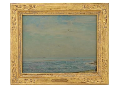 JAMES WHISTLER AMERICAN SEASCAPE OIL PAINTING
