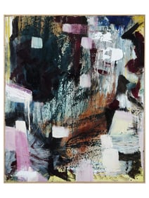 ITALIAN MIXED MEDIA PAINTING BY DRAGANI RAFAELLE W COA