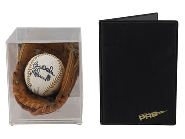 BROOKS ROBINSON AUTOGRAPHED LOT