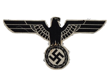 WWII NAZI GERMAN ARMY CLOTH PATCH NATIONAL EAGLE
