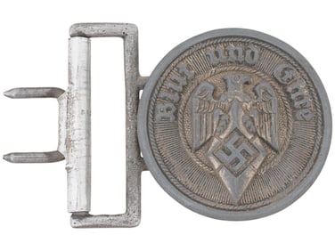 WWII TYPE NAZI GERMAN HITLERJUGEND OFFICER BELT BUCKLE
