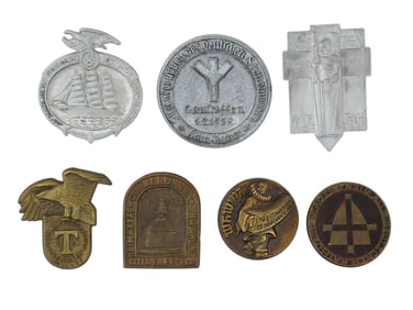 PRE WWII NAZI GERMAN THIRD REICH PROPAGANDA PIN BADGES