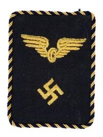 WWII TYPE GERMAN RBD RAILROAD OFFICIALS SHOULDER BOARD