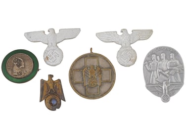 PRE WWII AND WWII GERMAN THIRD REICH PROPAGANDA BADGES