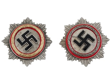 WWII WAR ORDERS OF THE GERMAN CROSS GOLD SILVER