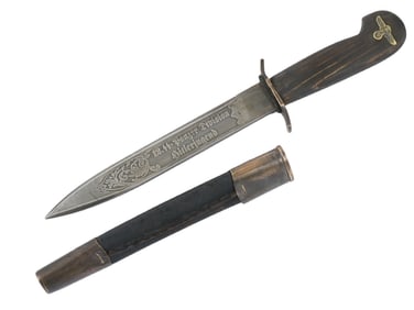 GERMAN WWII TYPE BAYONET FROM WAFFEN SS PANZER DIVISION