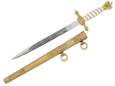 GERMAN WWII MODEL KRIEGSMARINE DAGGER BY SOLINGER