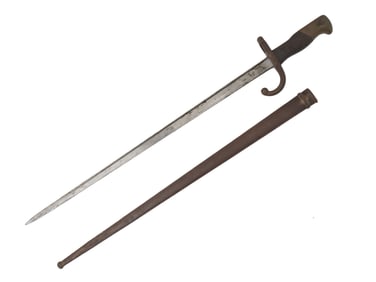 PRE WWI LATE 19THC 1879 FRENCH ST ETIENNE BAYONET