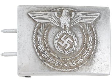 WWII MODEL NAZI GERMAN SS OFFICERS BELT BUCKLE