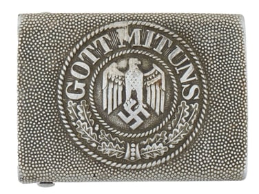 WWII TYPE NAZI GERMAN THIRD REICH SS BELT BUCKLE