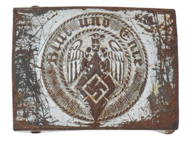 WWII MODEL GERMAN NAZI HITLER YOUTH BELT BUCKLE