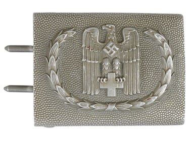 WWII NAZI GERMAN RED CROSS OFFICERS BELT BUCKLE