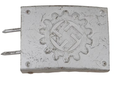 WWII MODEL NAZI GERMAN RAD LABOR FRONT BELT BUCKLE