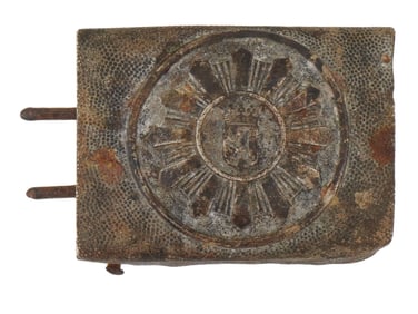 WWII MODEL NAZI GERMAN BERLIN POLICE BELT BUCKLE