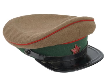 WWII 1940 RUSSIAN SOVIET BORDER GUARD NKVD VISOR HAT