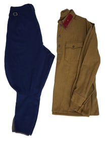 WWII RUSSIAN SOVIET NKVD POLICE OFFICERS UNIFORM