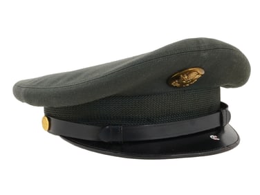 VINTAGE US MILITARY ENLISTED MANS PEAKED CAP