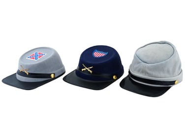 US CIVIL WAR PROP BROADWAY UNION CONFEDERATE HATS