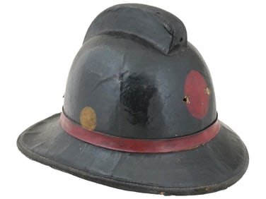 ANTIQUE SWISS FIREMANS HELMET CIRCA LATE 19TH C