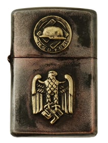 A WWII TYPE GERMAN THIRD REICH ARMY GAS LIGHTER