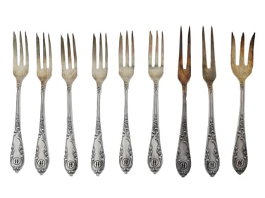 WWII GERMAN FORKS FROM WAFFEN SS OFFICERS CANTEEN