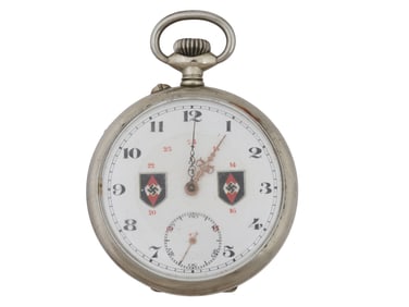 GERMAN WWII MODEL SA HITLER YOUTH POCKET WATCH