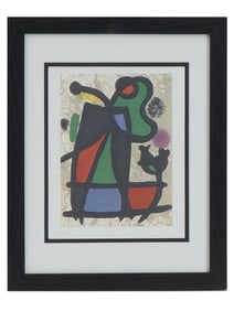 LTD SURREAL COLOR LITHOGRAPH SIGNED JOAN MIRO