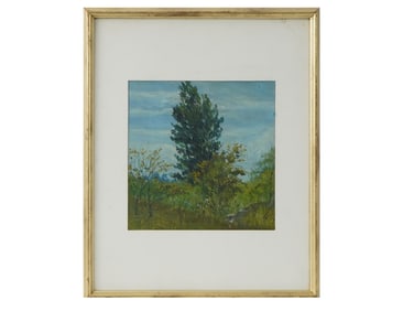 AMERICAN LANDSCAPE PAINTING BY XAVIER J. BARILE