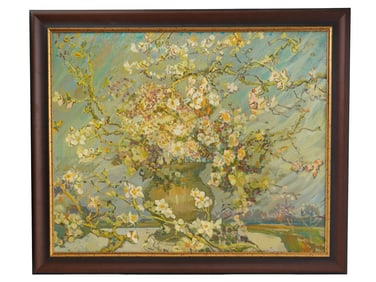 RUSSIAN OIL STILL LIFE PAINTING BY VALERY RATKIN
