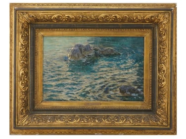 AMERICAN OIL PAINTING BY CHILDE FREDERICK HASSAM