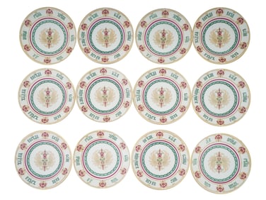ANTIQUE RUSSIAN PORCELAIN PLATES BY KORNILOV BROS
