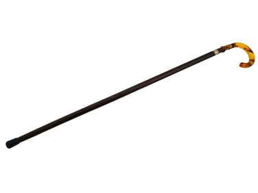 HAND CARVED WOOD WALKING CANE WITH HIDDEN SWORD