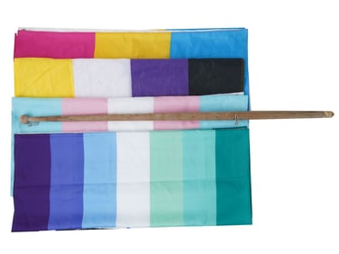 FOUR LGBT FLAGS BOAT YACHT REGATTA FLAGPOLE MARINE NAUTICA