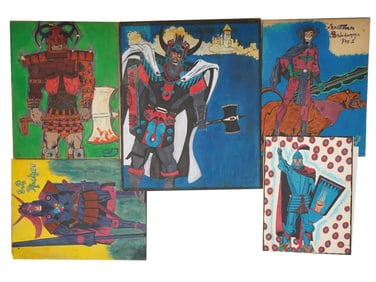 VINTAGE DUNGEONS AND DRAGONS DND PAINTINGS BY ROMERO