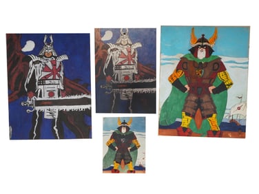DUNGEONS AND DRAGONS CARTOON PAINTINGS BY ROMERO