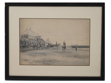 19TH C FRENCH PAINTING NICHOLAS II BY LOUIS TINAYRE 1897